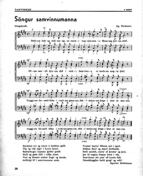 12 Sönglög fyrir karlmannaraddir