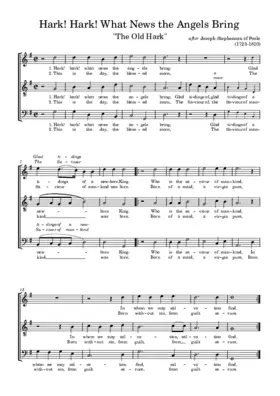 Hark, hark what news the angels bring