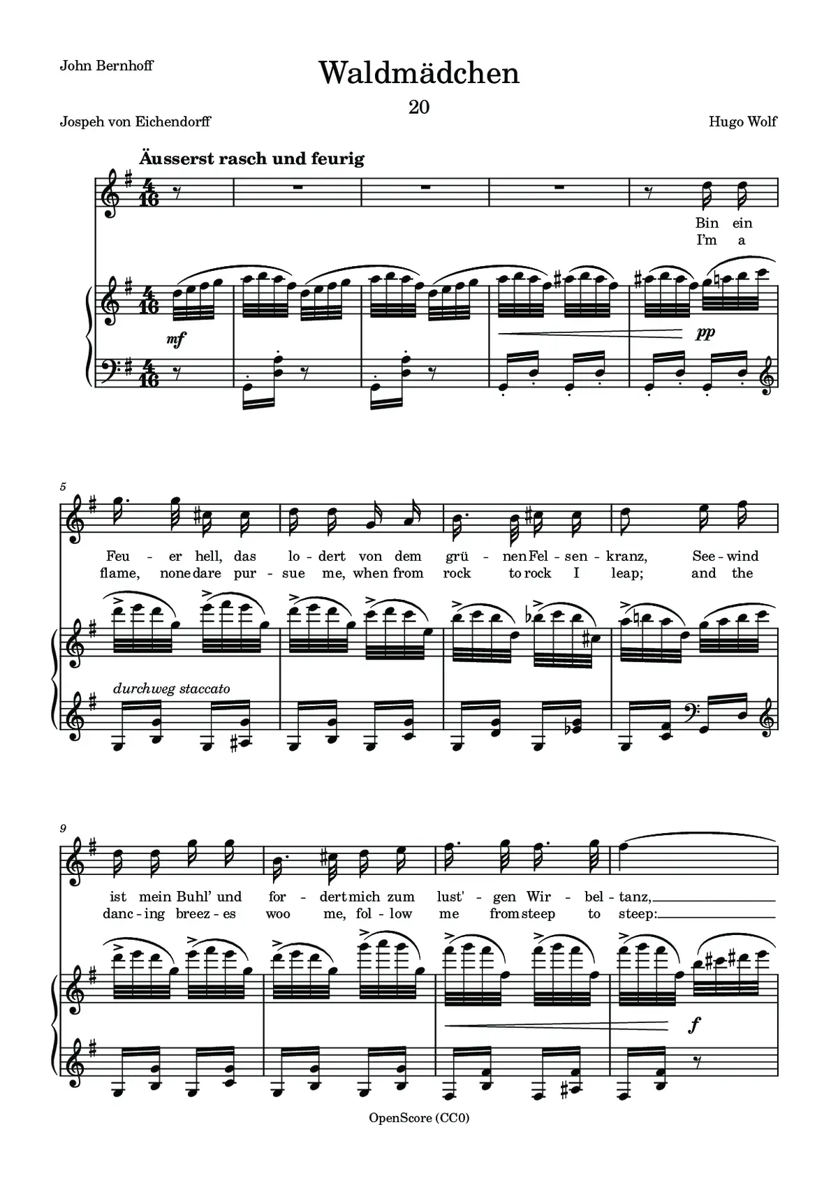 Waldmädchen - Page 1
