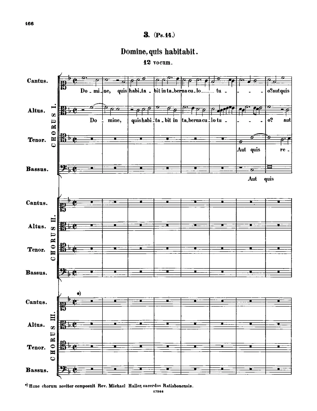 Domine quis habitabit - Page 1