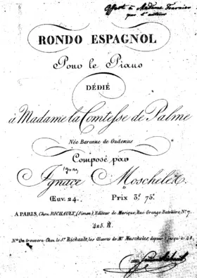 Rondo Espagnol, Op.24