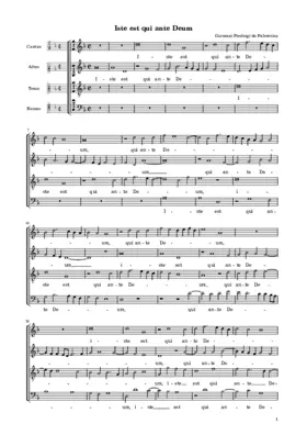 Iste est qui ante Deum