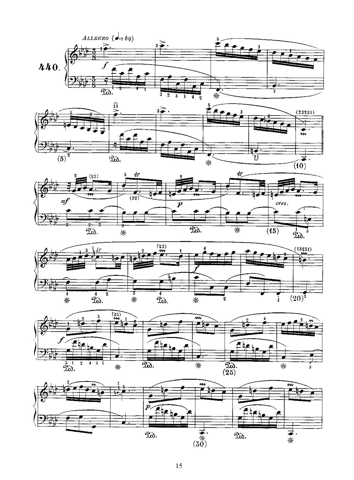 Keyboard Sonata in F minor - Page 1