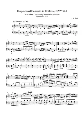 bwv 974 - adagio in d minor