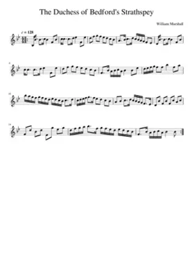 The Duchess of Bedford's Strathspey