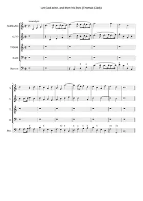 Let God arise and then his foes