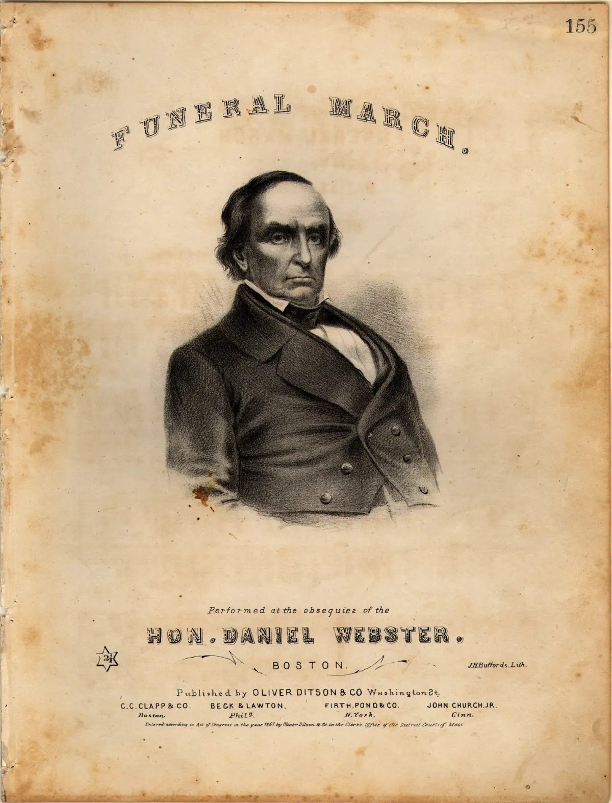 Daniel Webster's Funeral March - Page 1