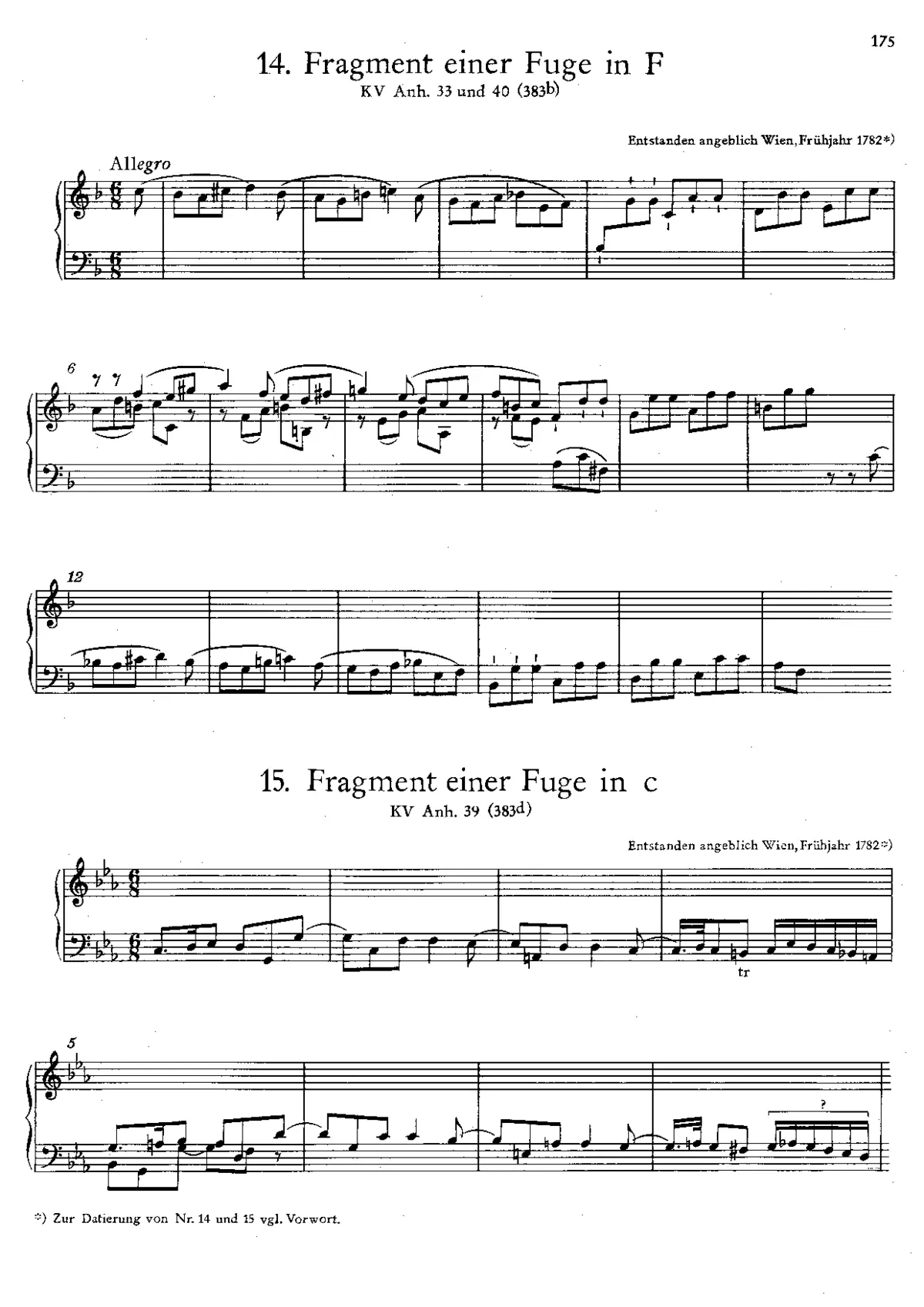 Fugue in C minor - Page 1