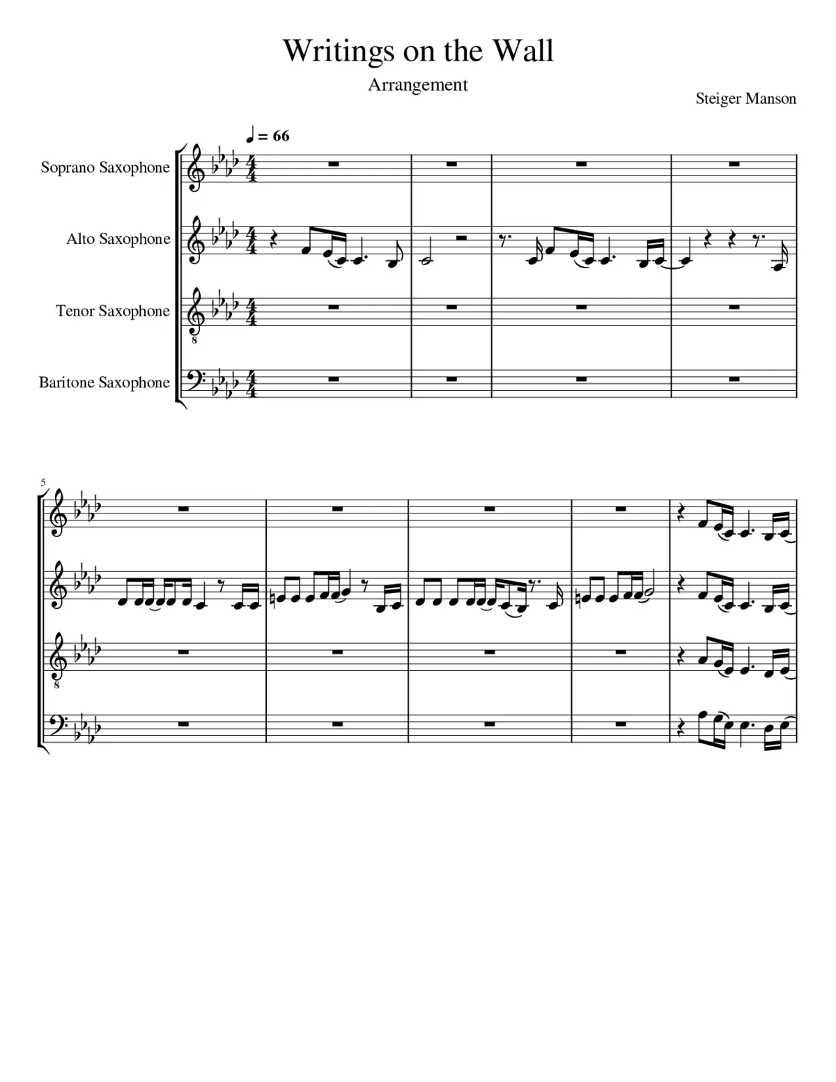 Writings on the Wall 2 - Page 1