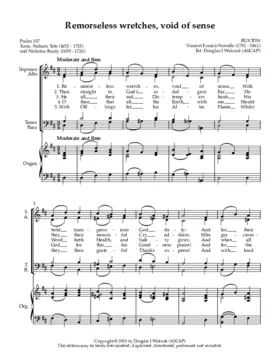 Remorseless wretches, void of sense