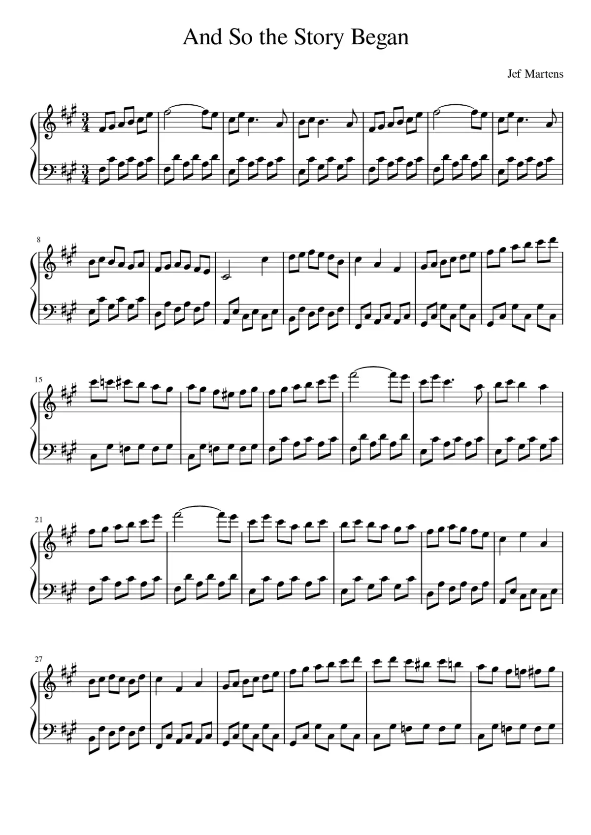 And So the Story Began - Page 1