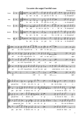 La notte che segui l'horribil caso