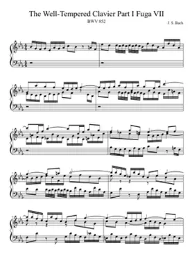 Prelude and Fugue in E-flat major BWV 852