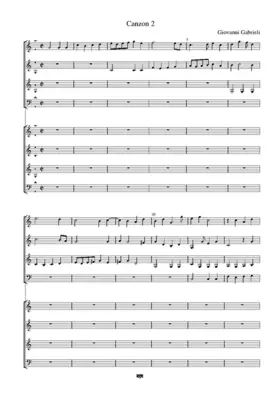 Canzon per sonar septimi toni a 8