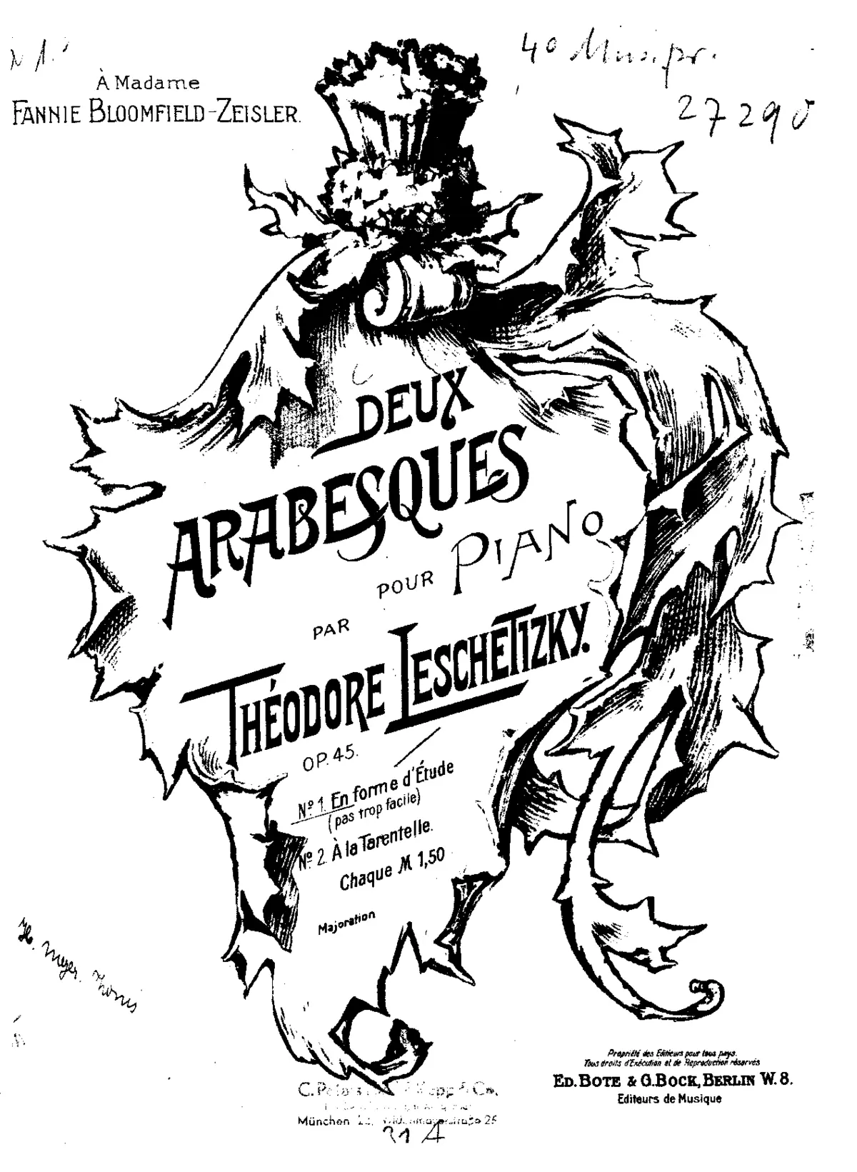 2 Arabesques - Page 1