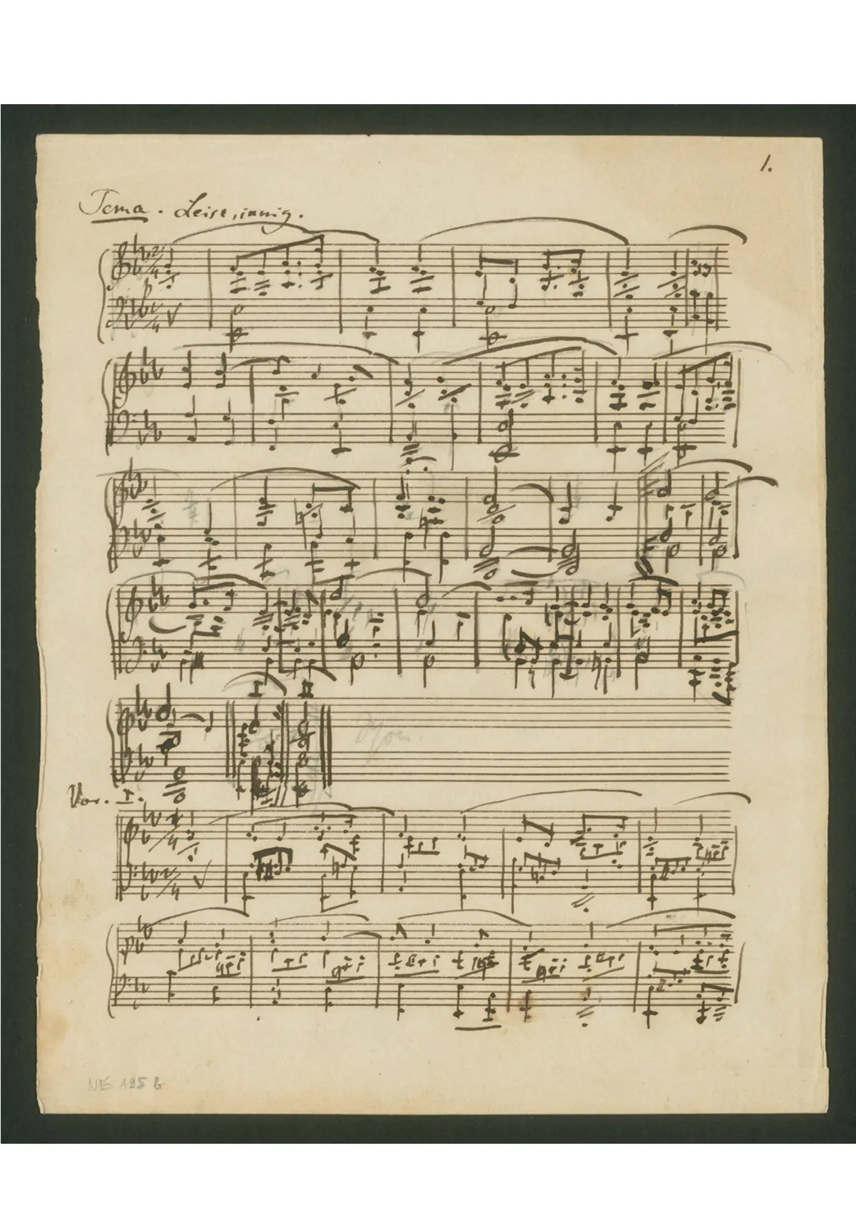 Theme in Es major - Page 1