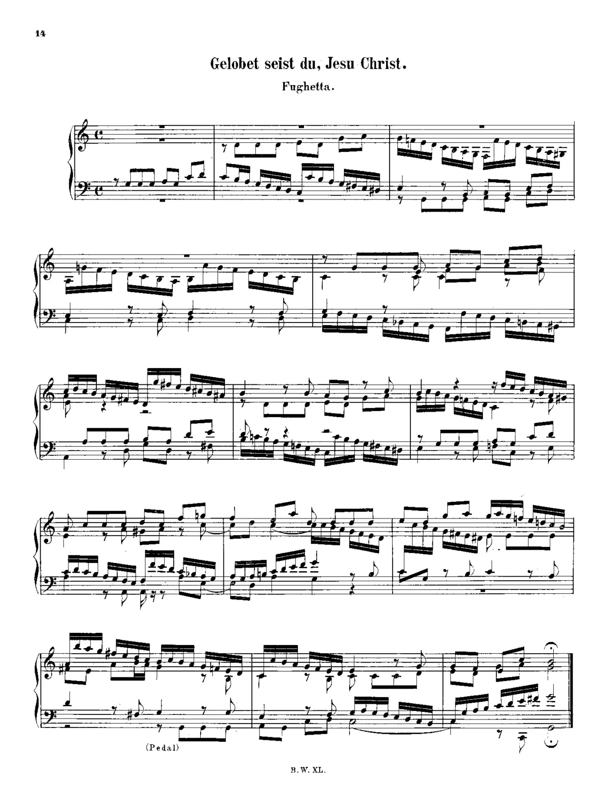 Gelobet seist du, Jesu Christ - Page 1