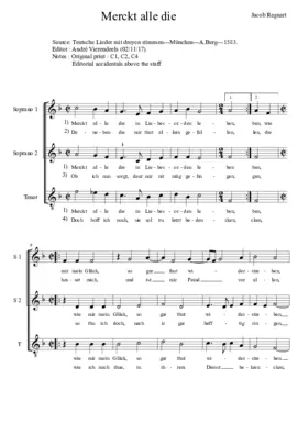 Merckt alle die in Liebensorden leben