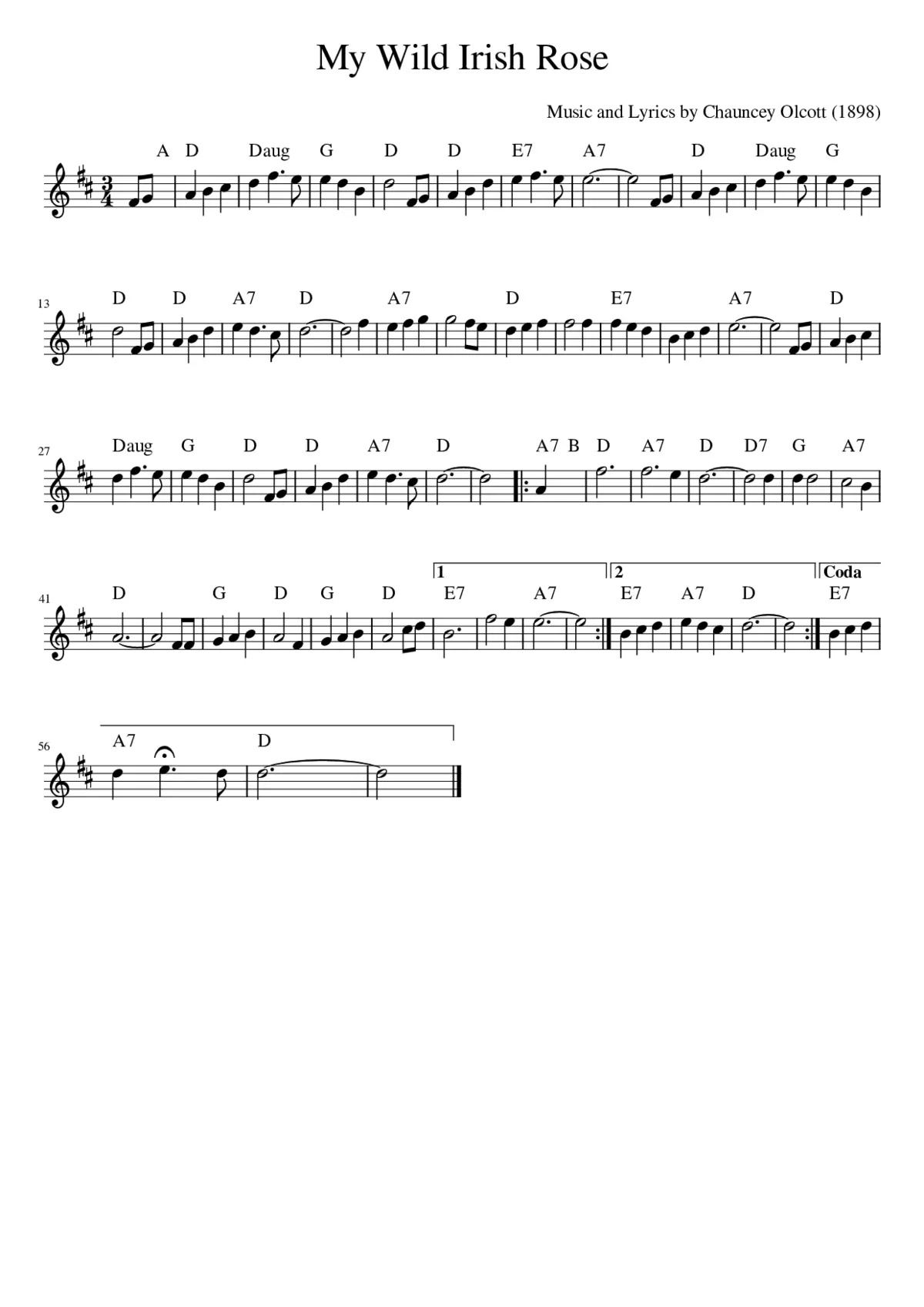 my wild irish rose - Page 1