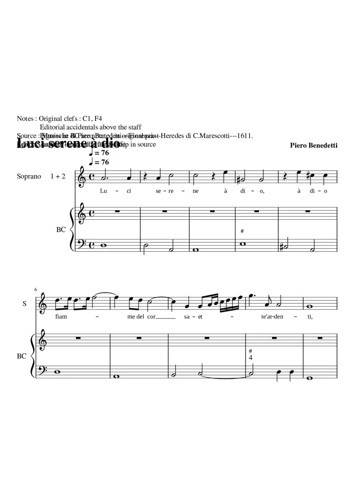 Luci serene à dio - Page 1