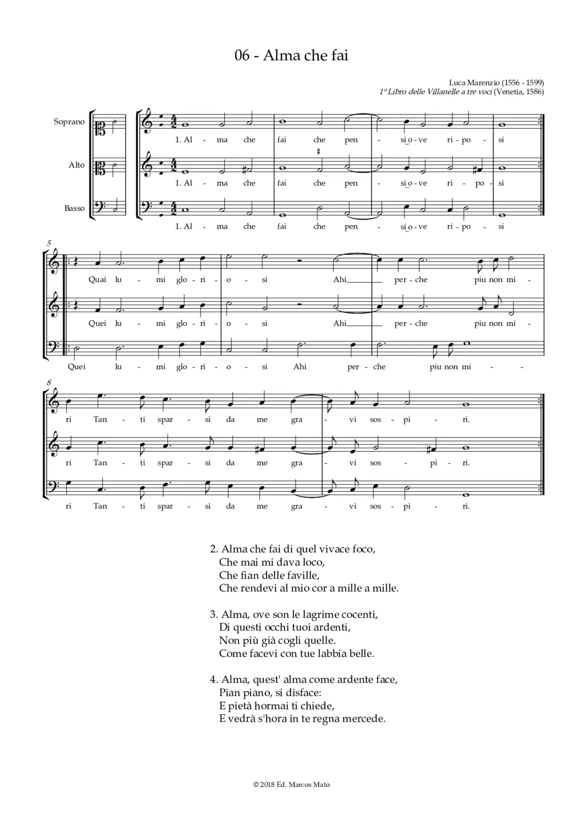 Alma che fai che pensi - Page 1
