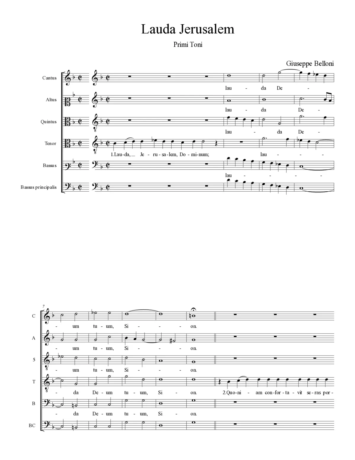 Lauda Jerusalem - Page 1