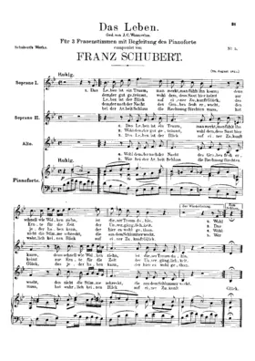 Das Leben ist ein Traum, D.269