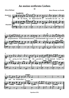 An meine entfernte Lieben