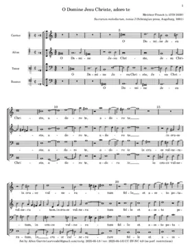 O Domine Iesu Christe, adoro te