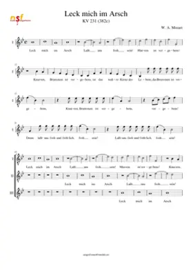 Leck mich im Arsch K 231