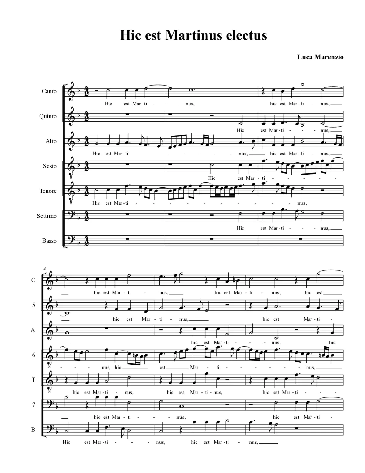Hic est Martinus electus - Page 1