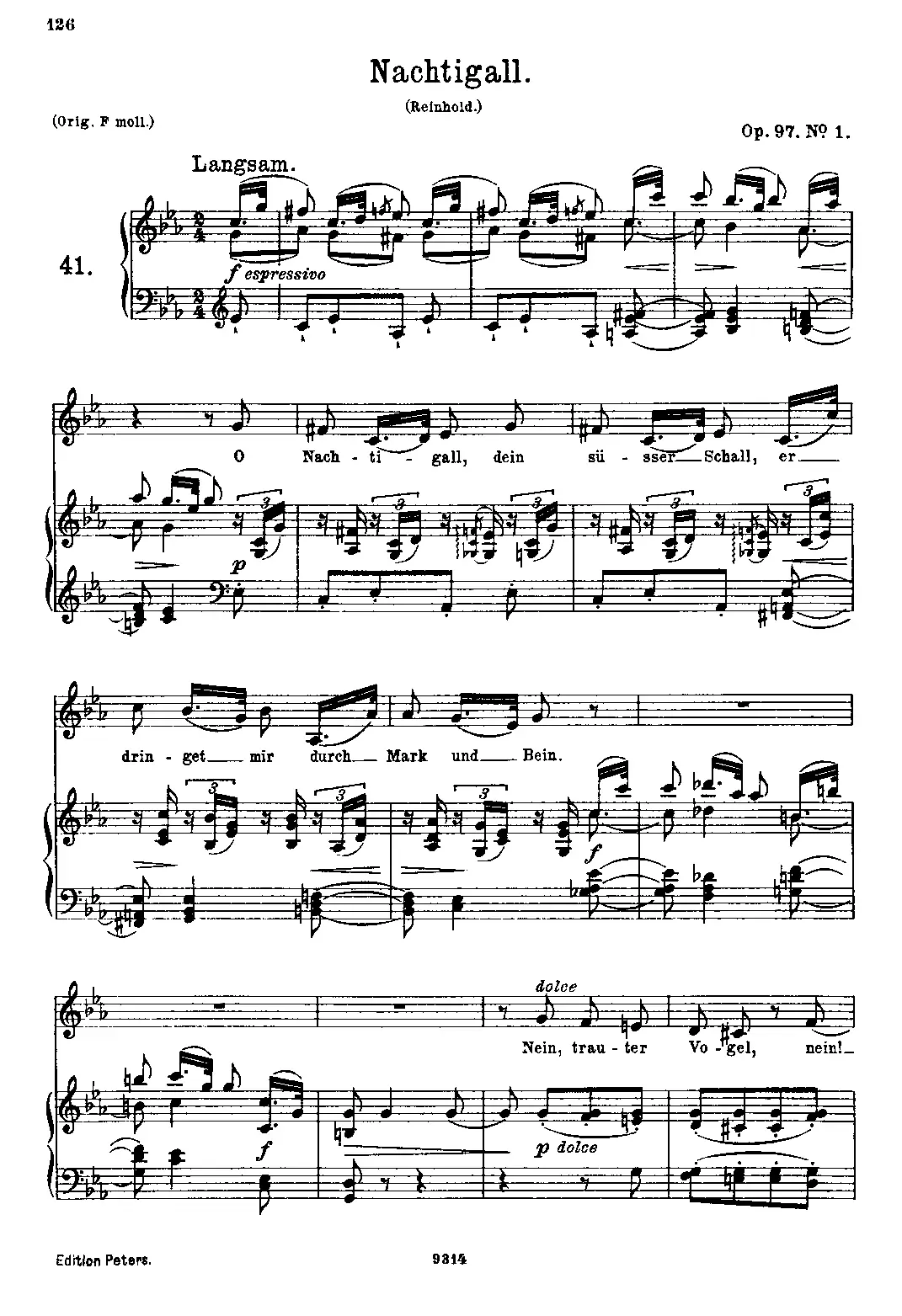 Sechs Lieder - Page 1