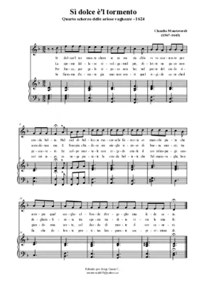 Si dolce è'l tormento