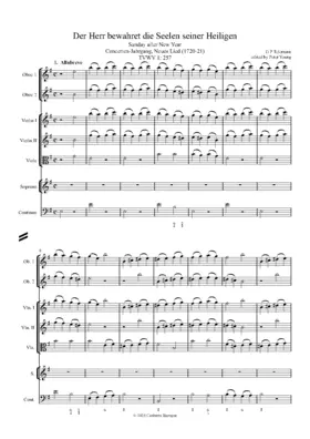 Der Herr bewahret die Seelen seiner Heiligen, TWV 1:257