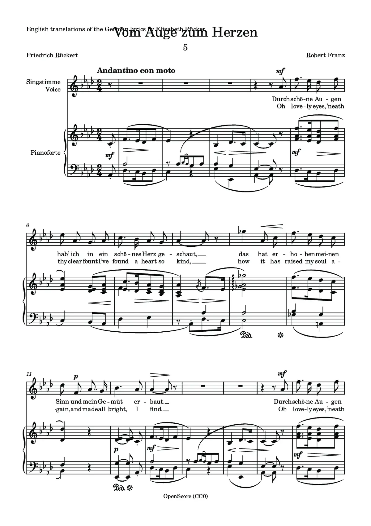 Vom Auge zum Herzen - Page 1