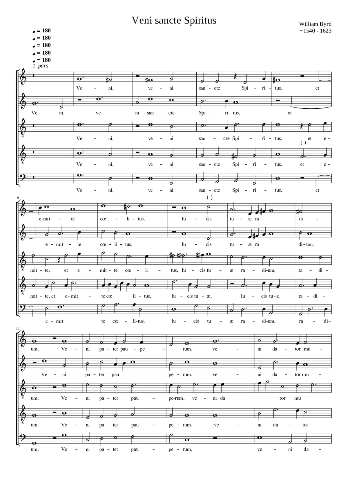 Veni Sancte Spiritus - Page 1