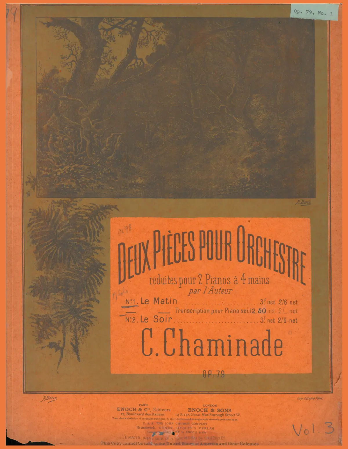 2 Pièces pour Orchestre - Page 1