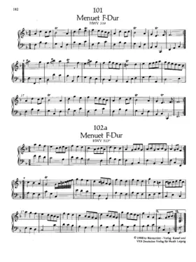 Minuet in F major, HWV 519
