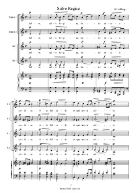 Salve Regina für SSAA