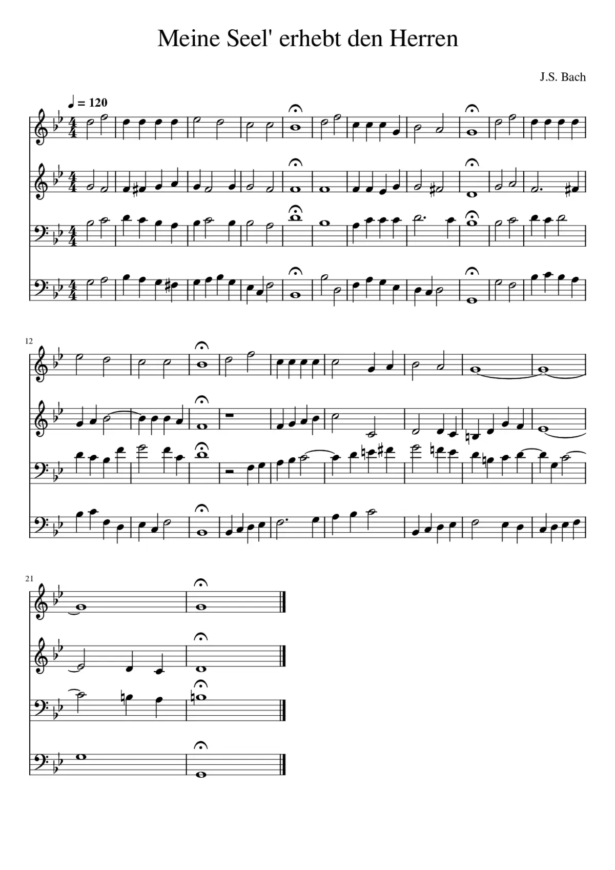 lobe den herren den mächtigen könig der ehren - Page 1