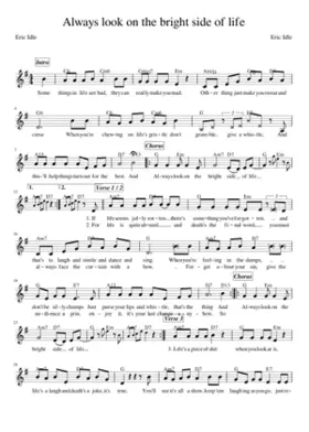 always look on the bright side of life