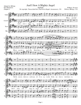 And I saw a mighty angel