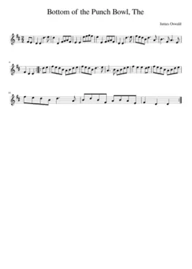 The Bottom of the Punch Bowl