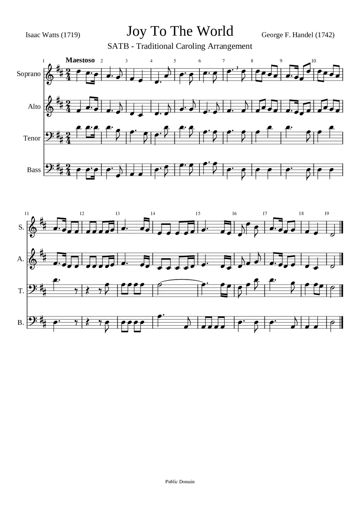 joy to the world - Page 1