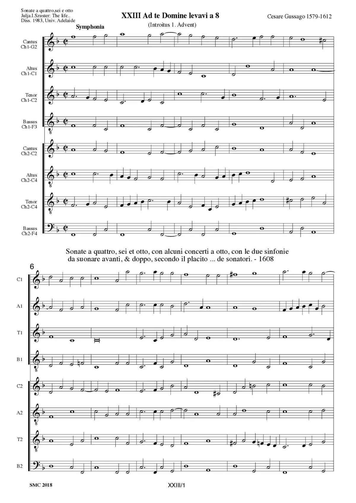 Ad te Domine levavi - Page 1
