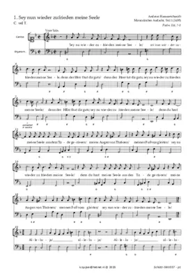 Sey nun wieder zufrieden, meine Seele