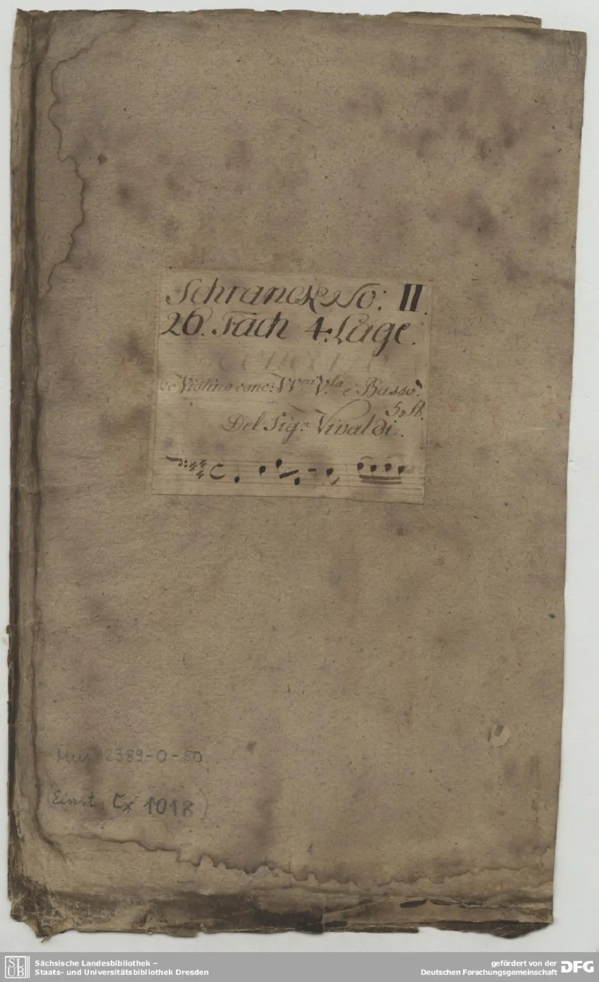 Violin Concerto in A major - Page 1
