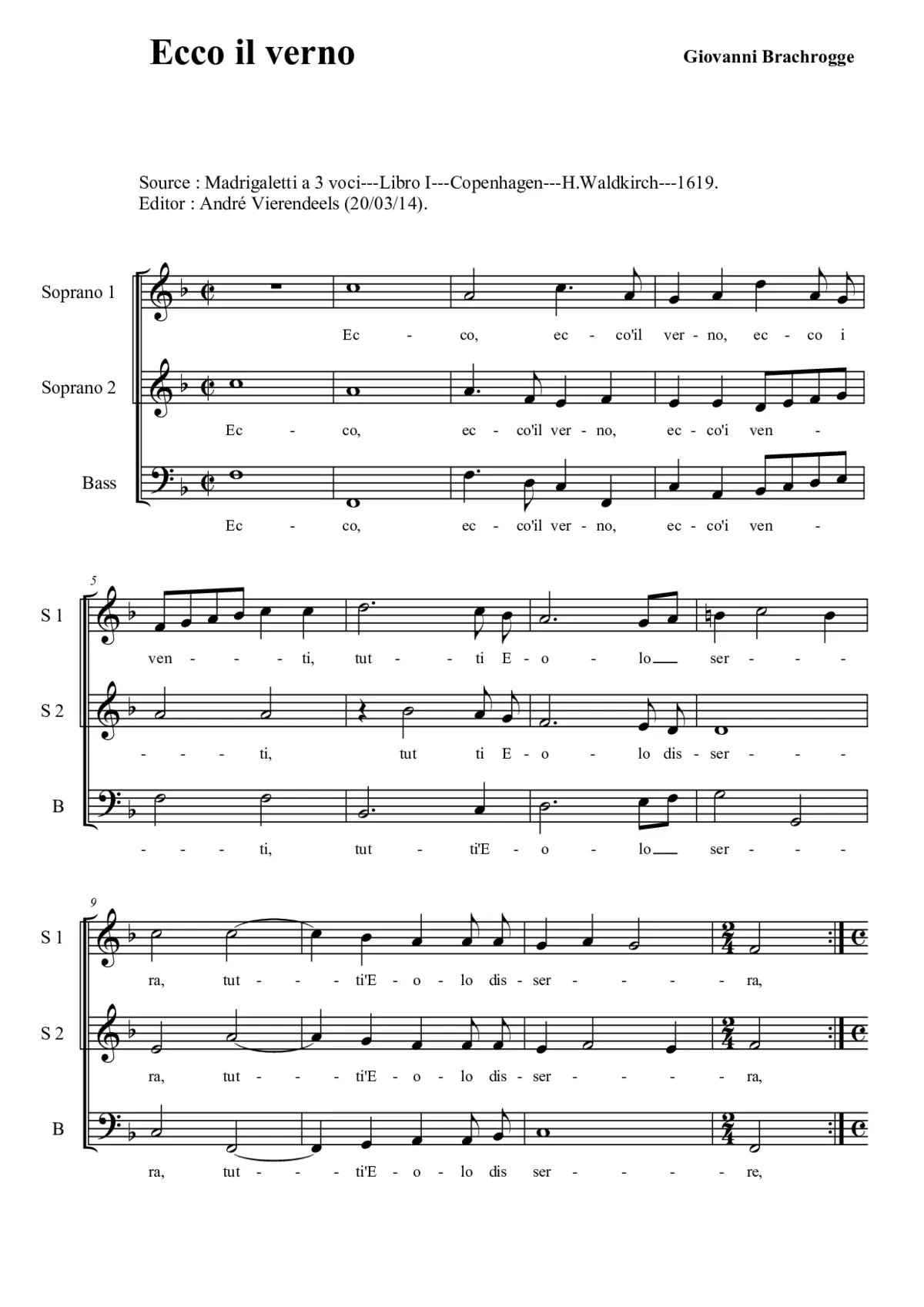 Ecco il verno - Page 1