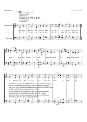 Gott führ mein Sach und richte mich SWV 140