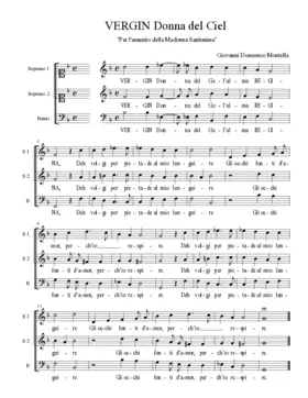 VERGIN Donna del Ciel